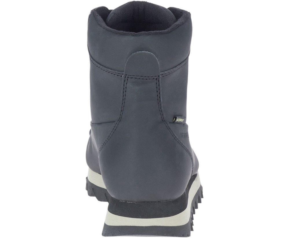 Merrell Boots Black - Alpine Brevig Polar Waterproof - Mens 29YFZSNJD